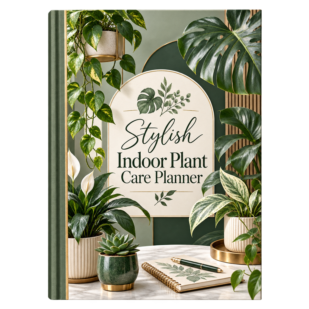 Stylish Indoor Plant Care Planner